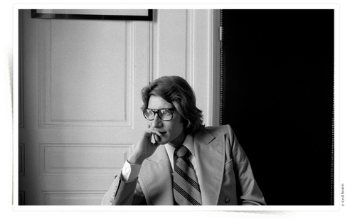 Yves Saint Laurent, Paris, September 1971. Image courtesy of Sotheby's